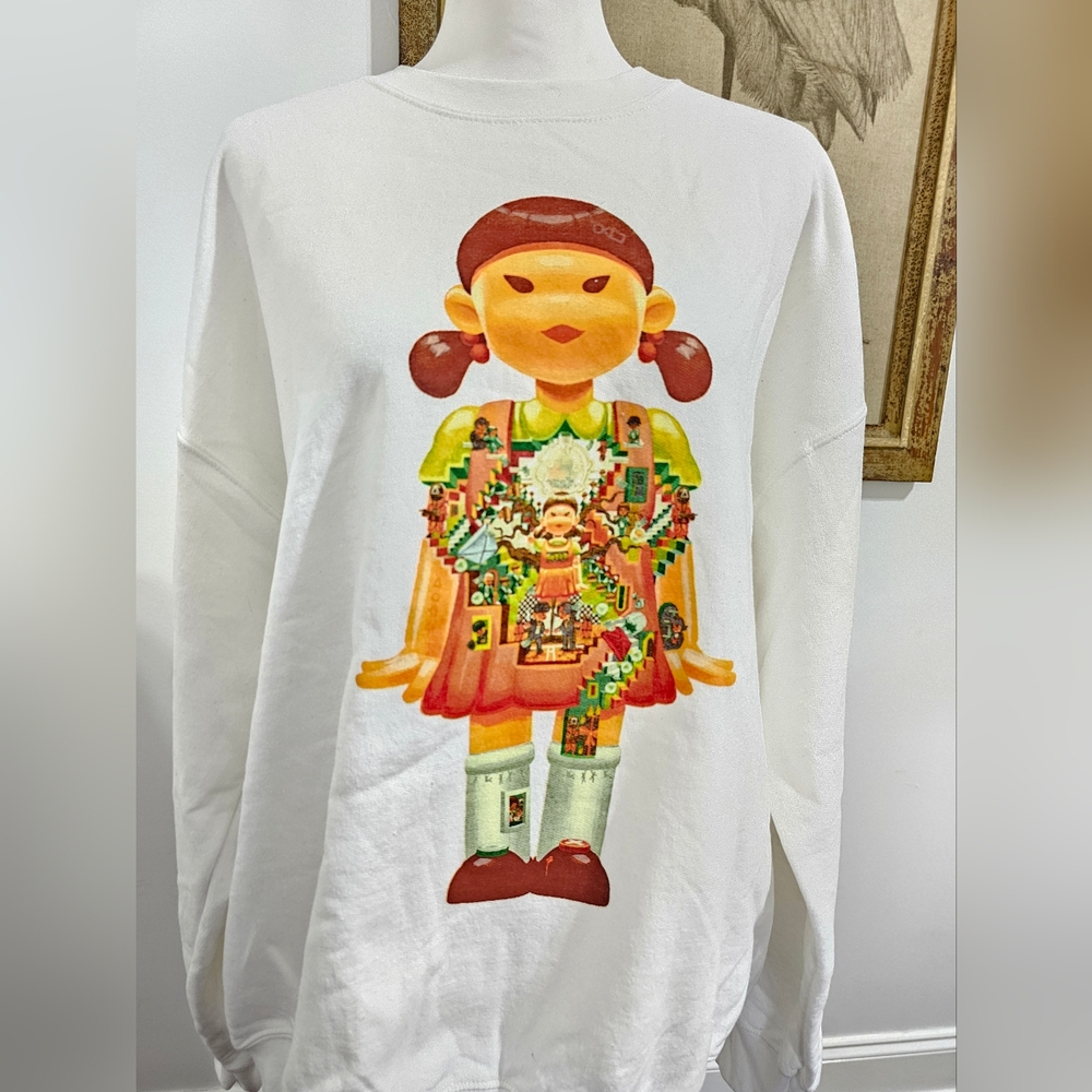 Squid Game White Crewneck Size Large